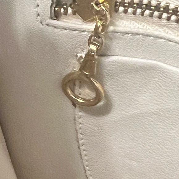 crouch & fitzgerland New York Vegan vintage shouder purse Gold Metal Encased - Picture 9 of 16